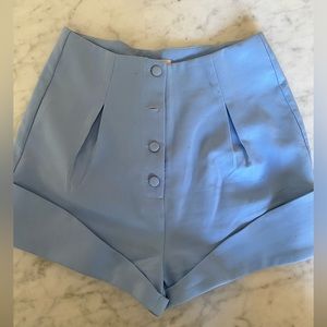 Camila Coelho (Revolve) blue shorts size small